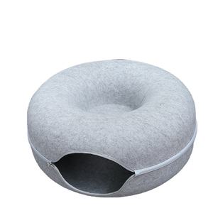 Felt-made environmentally friendly large-space playing <b>cat</b> bed <b>tunnel</b> bed - Product Image 1