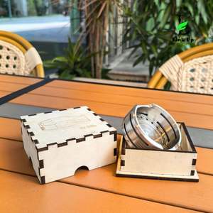 Alhpa Fnx Hookah Hmd Carbon Coals Holder Aleación de aluminio Acero inoxidable Shisha Accesorios Soporte de carbón - Product Image 5