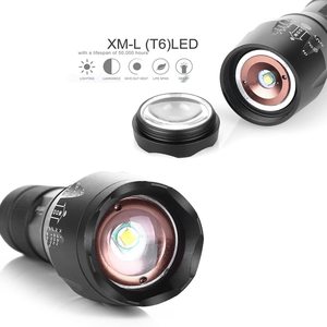 Potente <span class=keywords><strong>Linterna</strong></span> LED Táctica de 10W, <span class=keywords><strong>Linterna</strong></span> Compacta <span class=keywords><strong>con</strong></span> <span class=keywords><strong>Zoom</strong></span> y Cuerpo de Aleación de Aluminio, <span class=keywords><strong>Linterna</strong></span> LED de Mano 18650 para Exteriores - Product Image 2
