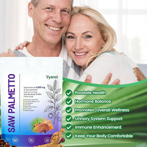 Cápsulas blandas de Saw Palmetto con aceite de semilla de calabaza de alta calidad, marca privada OEM/ODM, promueven la salud de la próstata y la salud del corazón. - Product Image 5