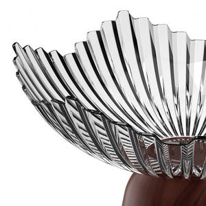 <span class=keywords><strong>Plateau</strong></span> à bonbons moderne sur pieds avec base en <span class=keywords><strong>bois</strong></span> grainé pour <span class=keywords><strong>table</strong></span> basse de salon, <span class=keywords><strong>plateau</strong></span> à collations - Product Image 5