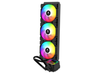 Système de refroidissement liquide pour PC gaming 240MM ARGB, radiateur refroidisseur CPU, 3 broches, roulement fluide, faible bruit 23dB