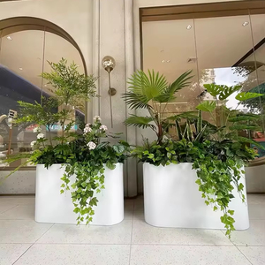 Adorno para el hogar interior, pequeño, grande, grande, plantas en maceta, árbol, plantas artificiales de palmera con maceta - Product Image 3