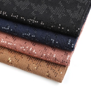 Vải dệt kim Hacci tùy chỉnh với chất liệu sequin, <span class=keywords><strong>polyester</strong></span>, <span class=keywords><strong>rayon</strong></span>, thêu họa tiết răng cưa dùng cho áo len - Product Image 1