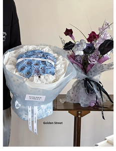 Vente chaude <span class=keywords><strong>Nosa</strong></span> Transparent Floral Amour Papillon Conception Revêtement Imperméable Ménage Papier Décoratif - Product Image 4