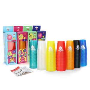 ชุดแก้วซ้อนเร็ว Yongjun Cup รูปหัวม้า โปร่งใส 12 ชิ้น ของเล่นเสริมพัฒนาการเด็ก - Product Image 2