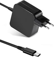 Chargeur Chromebook 45 W pour Acer Asus Lenovo HP Dell Google, Adaptateur Secteur USB C 45 W pour Ordinateur Portable et Nintendo Switch