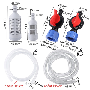 自動肥料注入器 1インチ/1.5インチ/2インチ オスネジ ベンチュリ施肥キット 点滴灌漑システム用 - Product Image 6