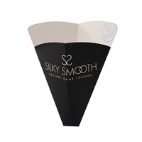 Boîte à crème glacée triangle personnalisée créative en papier kraft pour frites de pomme de terre popcorn cône oeuf gaufre