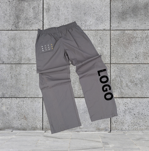 Poignets inférieurs réglables de haute qualité droit en détresse respirant écologique pantalon de survêtement en Polyester Nylon lourd Sport - Product Image 5