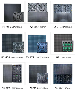 หน้าจอ LED กลางแจ้ง P2.604 โมดูล 250x250 มม. แผง RGB IP65 กันน้ำ ติดผนัง 1080P อ่านได้กลางแจ้ง จอแสดงผลโฆษณา - Product Image 4