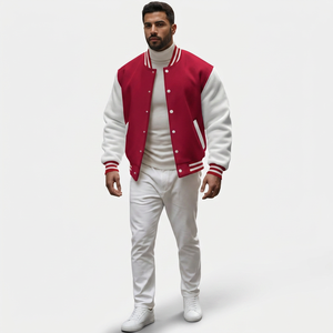 Custom <b>Mens</b> Varsity <b>Jacket</b> College <b>Baseball</b> Bomber Warm Outerwear <b>for</b> Autumn Winter and Sports Activities - Product Image 1