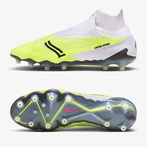 LUSON özelleştirmek Oem kendi ucuz futbol Cleats Rugby çizmeler Ag Mens açık özel futbol ayakkabıları