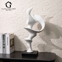 Décoration intérieure de la maison, ornements en résine géométriques faits à la main, ornements artistiques en grès, accessoires de décoration pour la maison
