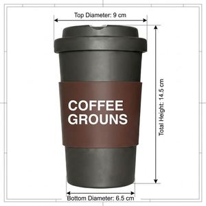 15Oz Leakproof Reusable Ground Mug Pla Eco Friendly Travel Cup With Lid&Sleeve Portable Custom <b>Log</b> Coffee Tumbler - Product Image 2