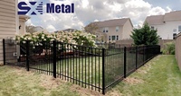 Portail de ferme extérieur personnalisé en aluminium, clôture de sécurité avec finition thermolaquée, utilisation sur chantier, service de modélisation 3D, maison et jardin