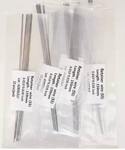 UM çin diş fabrika diş Lingual tutucu teller ortodonti yassı paslanmaz çelik plaka büküm tel 10 adet/torba - Product Image 1