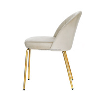 Chaise de salle à manger DLC-R827C moderne simple maison restaurant nordique lumière chaise de luxe chaise en cuir souple dos