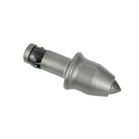 Forets coniques et à rainurer DRILLMORE à tige ronde en acier 42CrMo pour tarières de forage de fondations et trancheuses, 30 PIÈCES/BOÎTE
