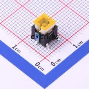 K6-6140S04 Tactile Switch SMD,6x6mm Switch ( Operating Force: 1.6N )( Mounting Type: Vertical Mount )( Switch Length: 6mm ) - Product Image 1