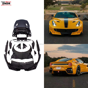 ชุดแต่งคาร์บอนไฟเบอร์แห้งสำหรับ Ferrari F12 TDF ชุดคาร์บอนไฟเบอร์กันชนหน้า-หลัง สเกิร์ตข้าง ดิฟฟิวเซอร์ ฝากระโปรง - Product Image 1