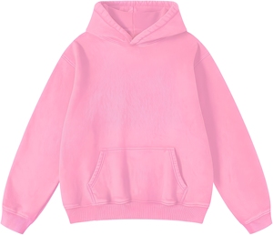 Sudadera con capucha extragrande unisex, informal, de color sólido, con bolsillo, tejido de felpa francesa, para unisex - Product Image 1