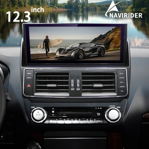 หน้าจอแอนดรอยด์ 12.3 นิ้ว สำหรับรถยนต์โตโยต้า ปราโด 150 ปี 2014 - 2017 LC150 รองรับ CarPlay เครื่องเล่นวิทยุในรถยนต์ มัลติมีเดีย เครื่องเล่นวิดีโอ ระบบนำทาง GPS สเตอริโอ - Product Image 1