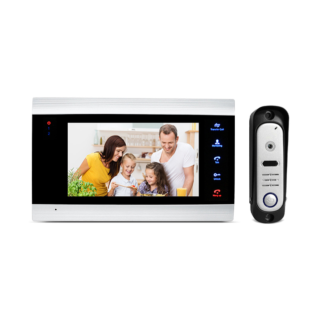 Factory 4 Wire Commax Video Door Phone Intercom Smart Doorbell AHD FHD Russian Language Pinhole Camera