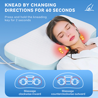 Oreiller intelligent en mousse à mémoire de forme rafraîchissante avec régulation de température, synchronisation via application, antibactérien pour soulager les sueurs nocturnes et favoriser un sommeil intelligent