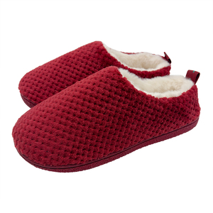 Pantofole <span class=keywords><strong>da</strong></span> <span class=keywords><strong>Donna</strong></span> con Retro Chiuso, Foderate in Pelliccia Sintetica, con Soletta in Memory Foam e Decorazione a Nastro, Pantofole Termiche Invernali - Product Image 2