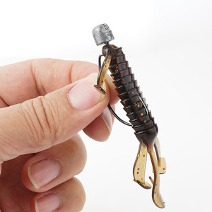 New 8cm 3.3g 6 cái nổi Bug Craw Jig Bionic Mồi câu cá mồi mềm Nhật Bản công thức nước ngọt nước mặn cá vược mềm thu hút tôm - Product Image 6