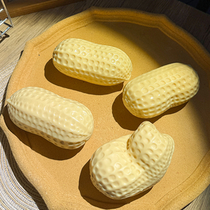 Handmade Peanut Squeeze Ball with Building Blocks Fill Crunchy ASMR Sound Stress Relief <b>Squishy</b> Fidget Toy - Product Image 6