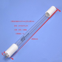 450mm T5 22W Intelligente UV-Sterilisationslampe für Aufzüge 254nm Quarzröhre Keimtötende Lampe für Büro und Zuhause