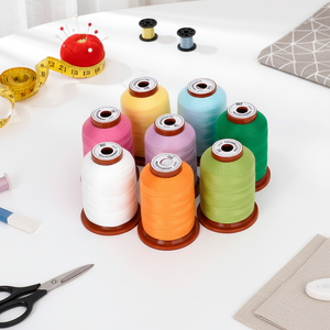 <span class=keywords><strong>Fil</strong></span> à broder en polyester multicolore 120D, 2 petites bobines, combinaison de huit couleurs, <span class=keywords><strong>fil</strong></span> pour machine à broder informatisée - Product Image 1