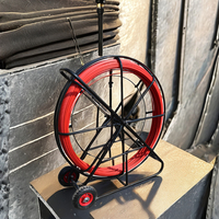 Outils de poussée de support d'extracteur de câble de fil de bobine continue de Rodder de conduit de fibre de verre