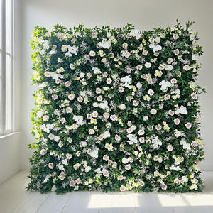 促销活动购买更多节省更多人造花墙壁婚礼装饰 - Product Image 6