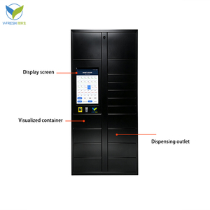 ตู้ล็อกเกอร์อัจฉริยะแบบหยอดเหรียญ รุ่น Wx-s109 Vfresh ตู้เก็บอุปกรณ์อัจฉริยะแบบกำหนดเอง ตู้ล็อกเกอร์บริการตนเอง ตู้เหล็ก - Product Image 2