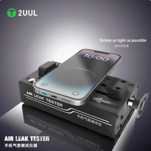 Probador de fugas de aire 2UUL AT01, tamaño de la <span class=keywords><strong>palma</strong></span> con almohadilla protectora de silicona para reparación de detección de rendimiento impermeable de estanqueidad del teléfono - Product Image 2