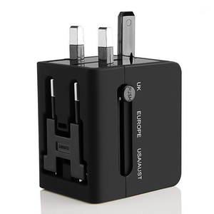 TESSAN Adaptador Europeo Viaje, Enchufe Europa con 2 USB A, Travel TESSAN Adaptador Europeo Viaje, Enchufe Europa con 2 USB A, Travel