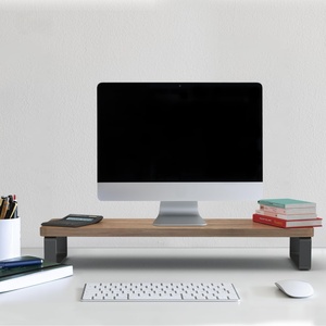 Versatile C-Clamp Height Adjustable Stable Wood Desktop Monitor Riser <b>Desk</b> Mount Monitor Stand <b>Desk</b> Organizer <b>Shelf</b> Extender - Product Image 4