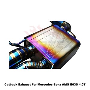 Vortex Thermal-Efficient Burnt Titanium <b>Exhaust</b> System For Mercedes-Benz AMG E63S 4.0T 2016-2024 - Product Image 4