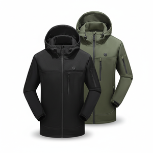 Chaquetas Calefactables Personalizadas, <span class=keywords><strong>Chaqueta</strong></span> Casual Cálida para Hombre, Talla Grande, Poliéster y Algodón, Abrigo Calefactable Recargable para <span class=keywords><strong>Invierno</strong></span> al Aire Libre - Product Image 1