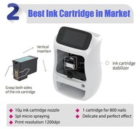 Imprimante à Ongles 3D Professionnelle Intelligent Automatique Écran Tactile IA pour Nail Art Numérique