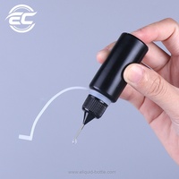 Ecannal 3 ml 5 ml 10 ml 15 ml 20 ml 30 ml 50 ml 60 ml 100 ml 120 ml Flacon applicateur à pointe aiguille en plastique PE avec bouchon