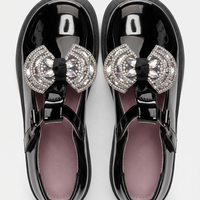 Breloques de chaussures en cristal Marquise avec nœuds et strass, décorations à clipser pour enfants, filles, fêtes, princesses, mariages, ballerines et chaussures habillées pour femmes