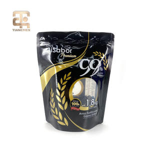 Gravure Printed Food Grade Stand up <b>Pouch</b> with Zipper for Grain Packaging-Custom Sizes 1kg 2kg 5kg <b>Waterproof</b> & Eco-Friendly - Product Image 3