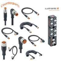 Boîtes de distribution de capteur d'actionneur passif M8: 4/8/10 ports, signal unique avec LED, IP67; Connexion principale: connecteur M12 mâle