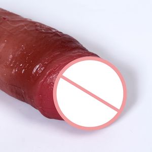 突き刺す7.28インチファッション女性の大人のおもちゃシリコン巨大でリアルな大きな吸盤ディルド女性のオナニーのための大人の製品 - Product Image 3