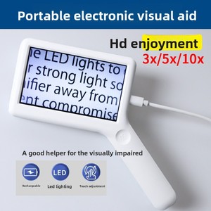 Aide à la vision électronique HD portable pour la lecture de livres et de journaux avec <span class=keywords><strong>loupe</strong></span> numérique électronique pour malvoyants XT-8686 - Product Image 3