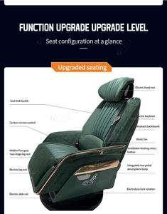 Piezas de repuesto para automóviles, asientos, autobús eléctrico, minibús, asiento reclinable, asiento de capitán de pasajero con masaje eléctrico - Product Image 5